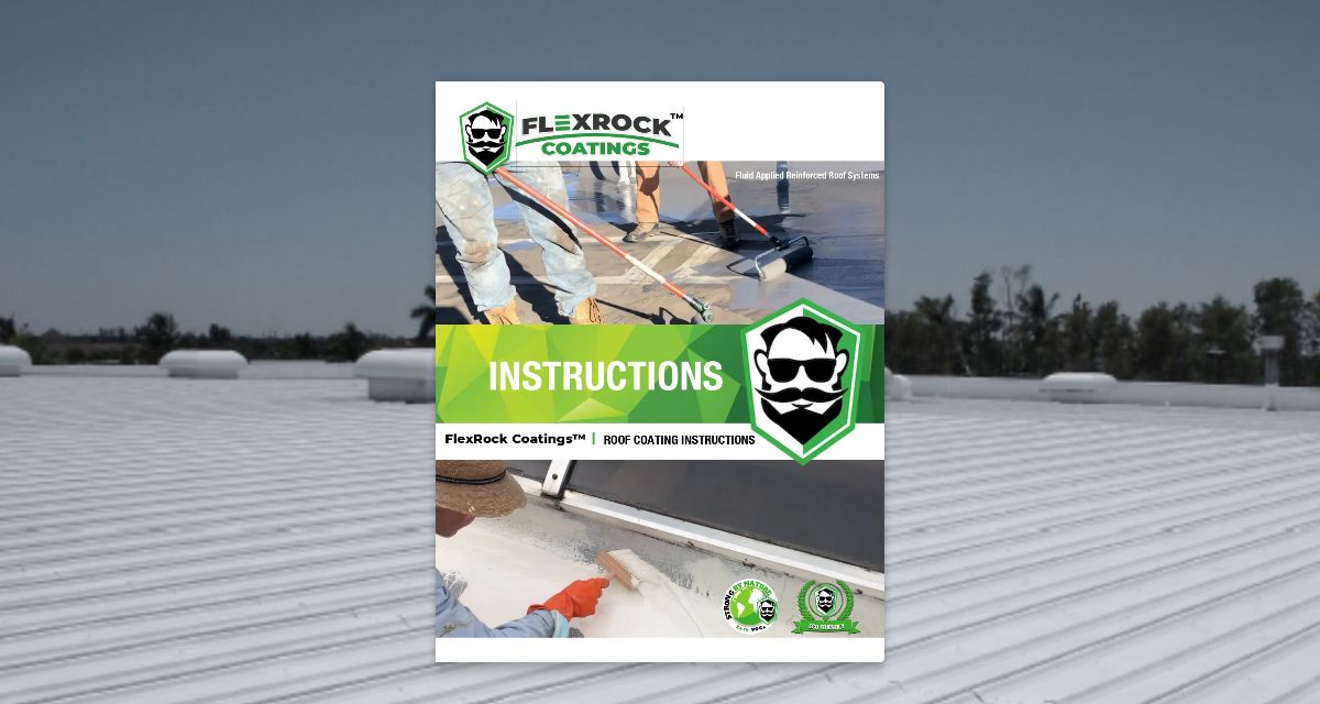 FlexRock Coatings Roofing Coating Instructions